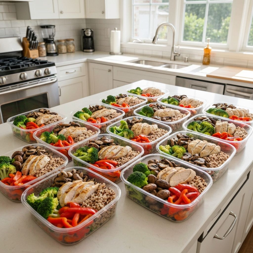 Gesunde Mahlzeitvorbereitung